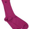 Swole Panda Pink Ribbed Socks